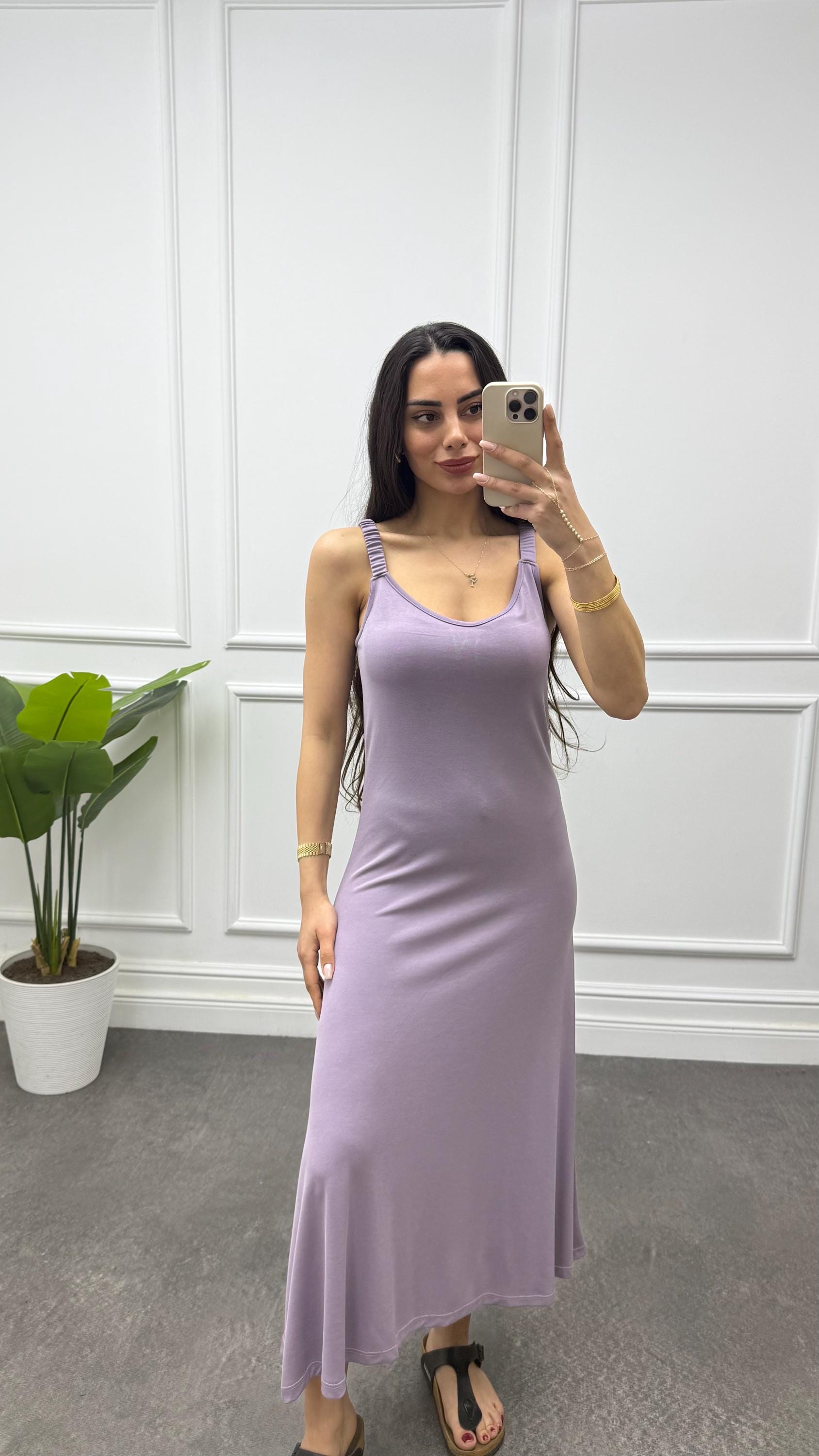 Lavender Flare Dress - Etsy