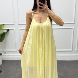 missguided pleated maxi dress yellow Photo Finish Pleated Midi In Neon Yellow Impressions Online Boutique