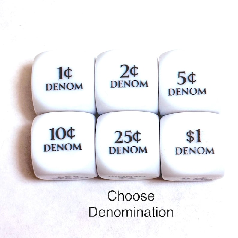 Casino Slots Decision Dice Game | Slot Machine 4 Dice Set | Casino Gift ...