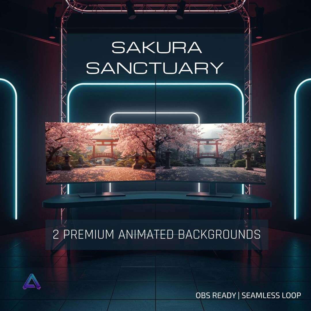 Animated Vtuber Background Bundle | Anime Premium Stream Background ...