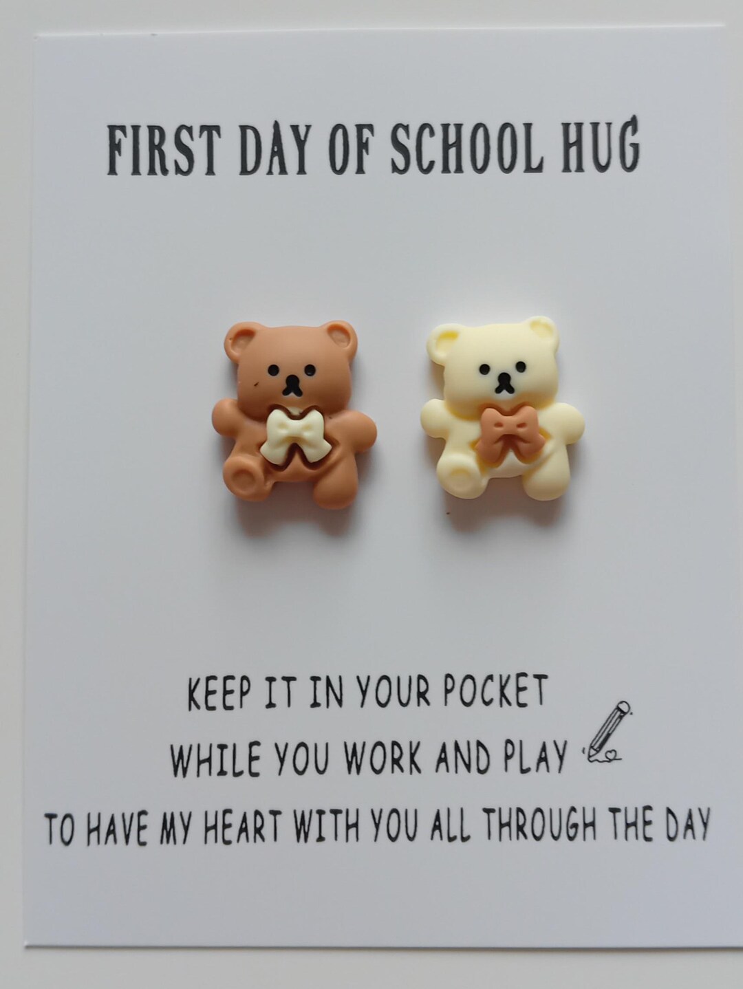 First Day of School Hug. A Little Reassurance for Your Little Ones on ...