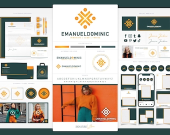 Custom Logo | Branding Kit Design | Playful Bold Vibrant Brand Identity | Colorful Branding for Small Business Entrepreneurs and Creatives