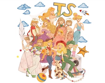 Vintage Toy Story PNG, Toy Story 5 Png, TS, WDW Disneyland Family Vacation 2026 Trip, Disney Pixar Fest, Jessie png