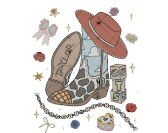 Toy Story 5 PNG, I Knew It I Knew You Western Cowgirl Boots Friendship Bracelet Shirt Design Graphic Download File