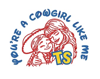 Cowgirl Like Me PNG, Toy Story TS PNG, I Knew It I Knew You Western Cowgirl Design, Retro Toy Friends Sublimation Digital Download