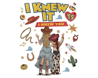 I Knew It I Knew You PNG, Toy Story 5 TS Shirt, Woody and Buzz Lightyear Tee, Disneyland Toy Story Family Matching PNG