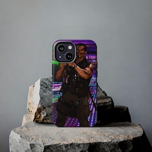 Arnold Schwarzenegger Commando Phone Case - For iPhone 17 16 Pro Max iPhone 15 Pro 14 Plus 13 Pro 12 11 Funny Rocket Launcher men