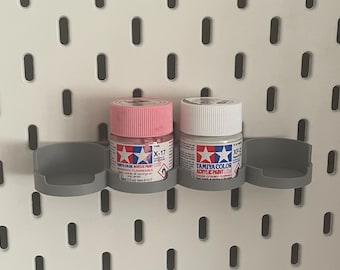Multibuy: Tamiya 10ml paint pot racks for Ikea Skadis Pegboard