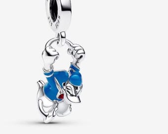 Donald Duck Dangle Charm for Bracelet - Pandora Fit Charm Sterling Silver S925
