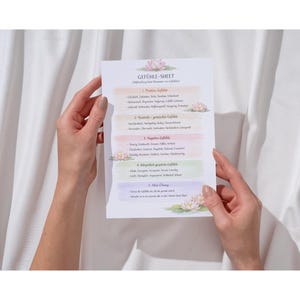 Modello di elenco delle emozioni (PDF) – Riconoscere e nominare le emozioni | Agenda terapeutica stampabile | Download immediato | Diario + Autoriflessione