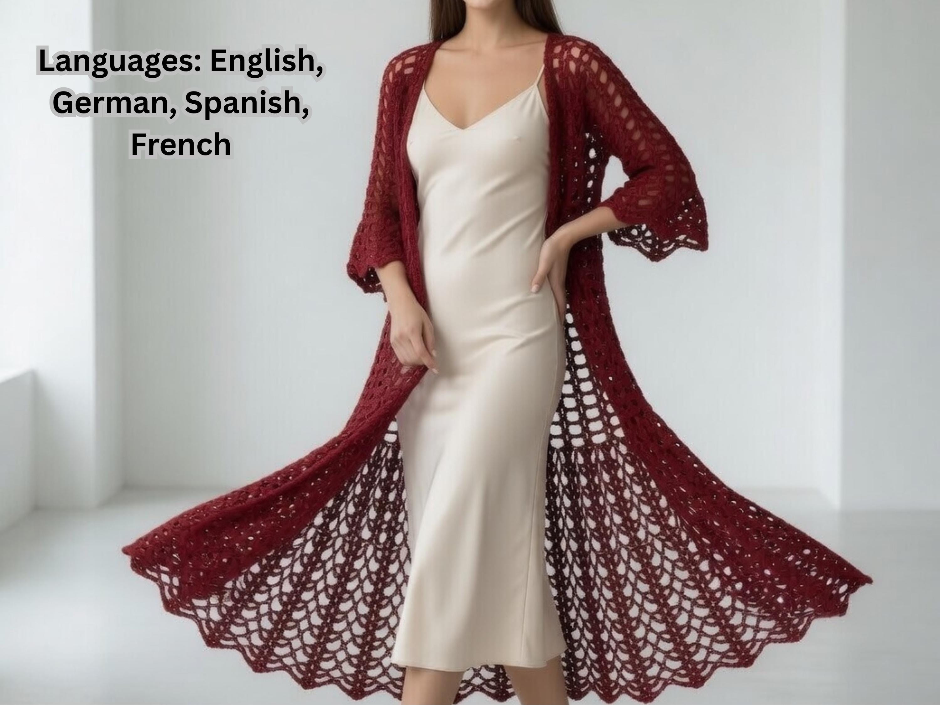 30 Duster Crochet Patterns for Boho Layers, Lace Cardigans, and Statement Coats 12 Lacy Duster Long Cardigan Pattern