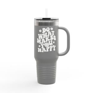 Motivation Stanley Cup isolerad resemugg 40oz | Motiverande citat-tumbler bild 1