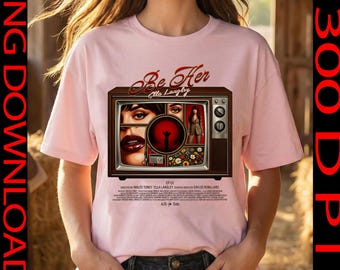 Ella Langley Be Her Shirt, Vintage Retro TV Graphic Tee, Country Music Artist Concert Shirt, 90s Aesthetic Music Fan Gift, Digital Download
