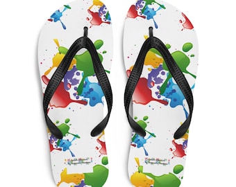 Splash-collectie: teenslippers met sublimatie