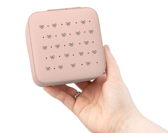 Reisetui met bijenpatroon, compacte organizer | Ringsleuven, oorbelcompartimenten