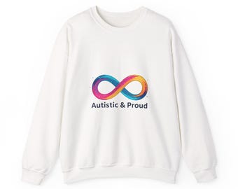 Autistisch en trots Infinity-sweater | neurodiversiteit, autistische trots