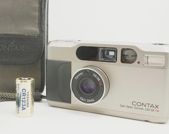 Mint Contax T2 35mm Titan Point & Shoot Film Camera – Made in Japan