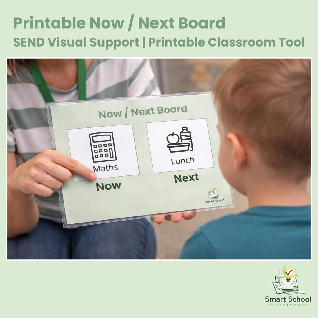 Now Next Board Printable | Visual Schedule for Autism | SEND Classroom ...