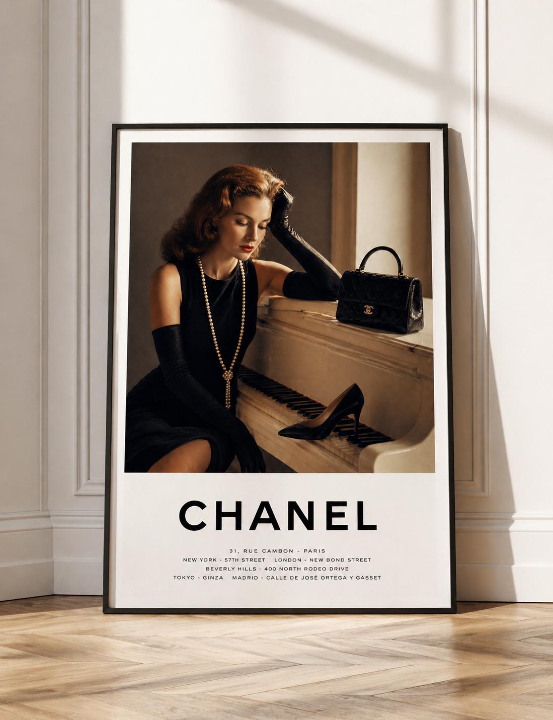 Vintage Chanel Poster - Etsy