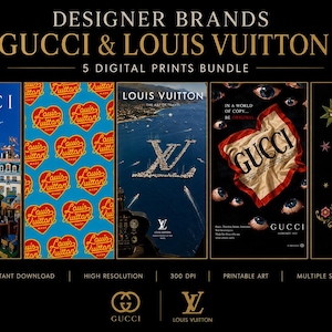 Gucci Louis Vuitton - Etsy