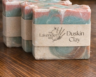 Duskin Clay Patchouli Soap – Handmade Natural Clay Artisan Bar