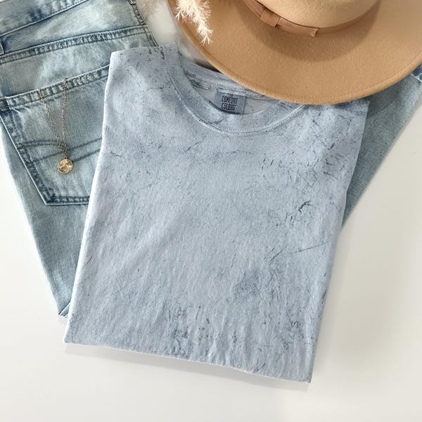 Comfort Colors Colorblast T-Shirt – Garment Dyed Cotton Tee, Vintage Washed Soft Cotton Everyday Tee