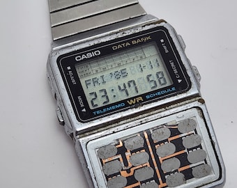 Vintage Casio Data Bank 676 DBC-610 Calculator Telememo & Schedule