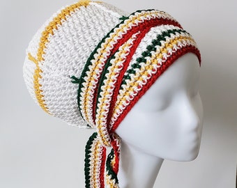 Cotton Urban Turban Crocheted Head-wrap - MADE TO ORDER - 100% natural fiber