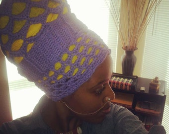 The RHAEYAN Headwrap - Made-To-Order (actual Crochet Pattern also Available)
