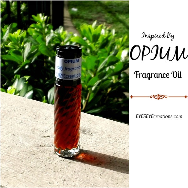 Fragrance Body Oil Inspired by OPIUM - 1/3, 1/2, or 1 ounce (oz)