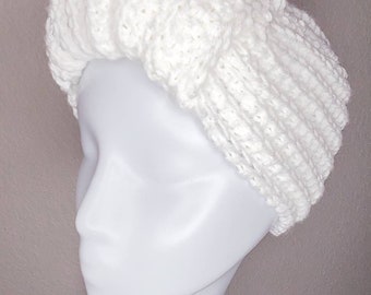 AMEENAH Knit Turban - headwrap scarf bun pompadour turbanista