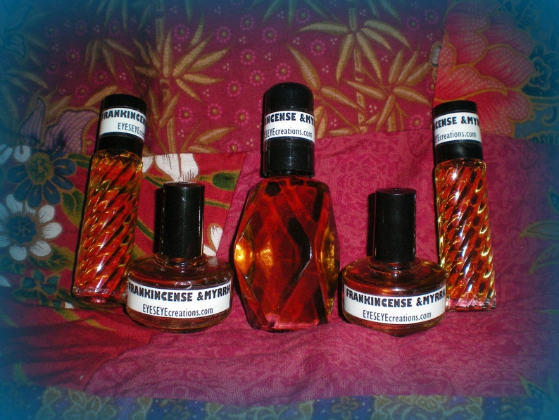 FRANKINCENSE & MYRRH Fragrance Body Oil 1/3 ounce oz image 2