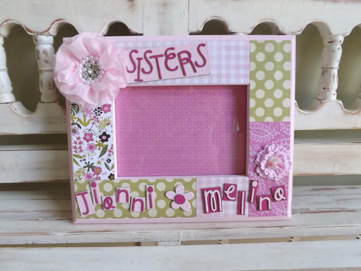 Sisters Girls Personalized 5x7 Picture Frame Twins Best Etsy