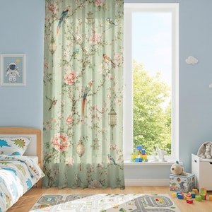 Chinoiserie Curtains - Etsy