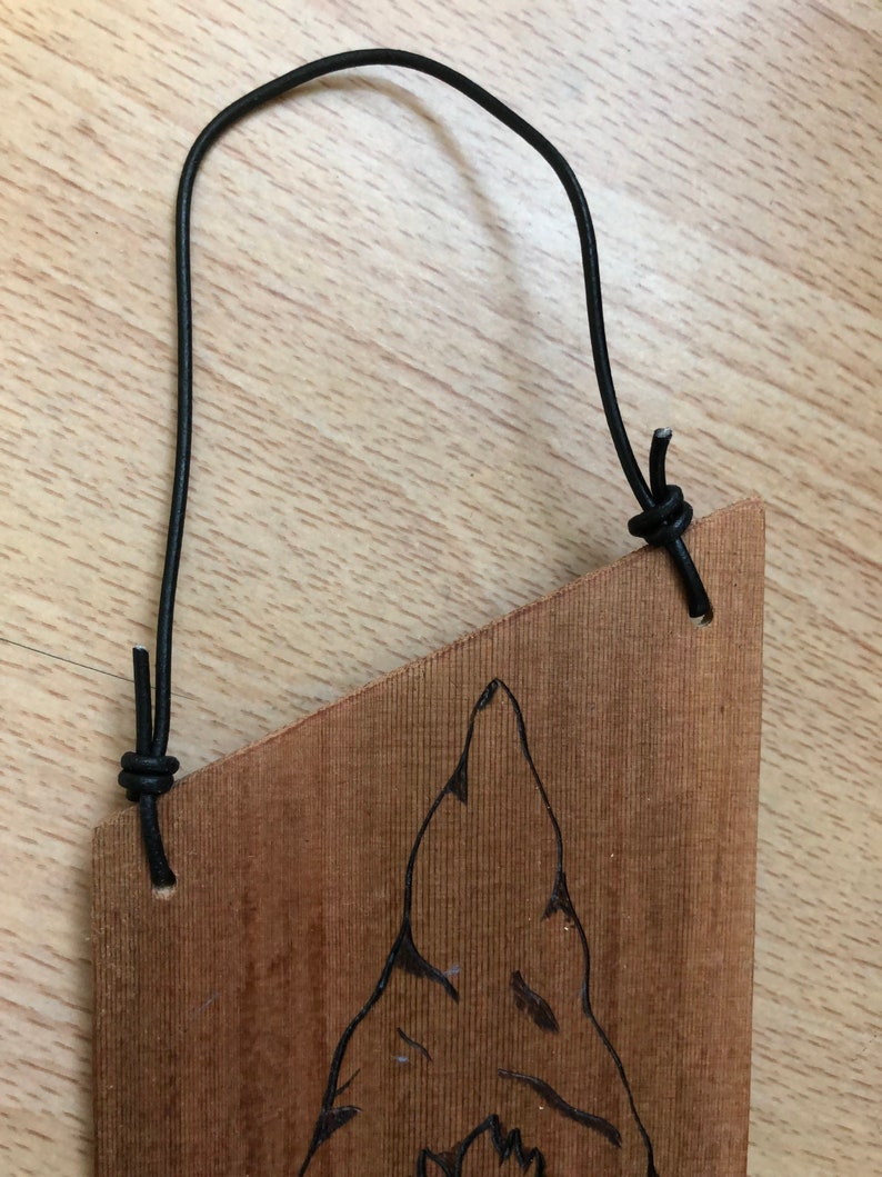 Wood Burned Whimsical Art Wooden Gnome Woodland Art Handmade Gnome Pond Cottage Wood Burning Artwork- Wood Burned Decoration