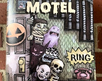Starlight Motel Halloween Picture Book #7 8x10 inches Halloween