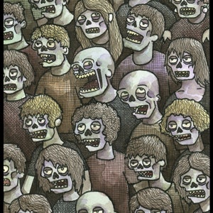 Zombies Gesigneerd 8x10 Print