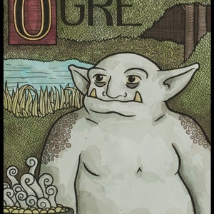 Ogre Signed 8x10 Print