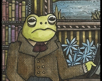 Gentleman Frog signed 8x10 print