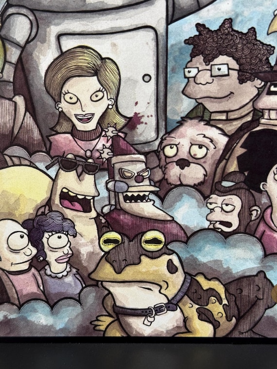 Futurama 8x10 Signed Print - Etsy display picture 1