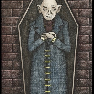 Vampire Coffin Signed 8x10 Print