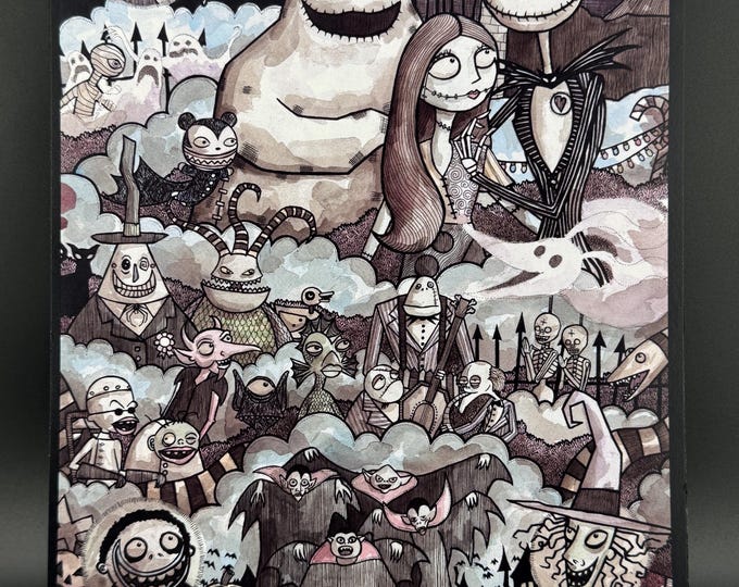 Nightmare Before Christmas Signed 8x10 Print - Etsy