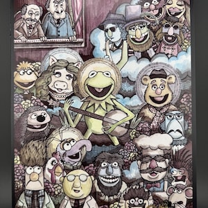 Muppets signed 8x10 print