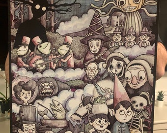 Big Over the Garden Wall 16x20 signiertes Poster