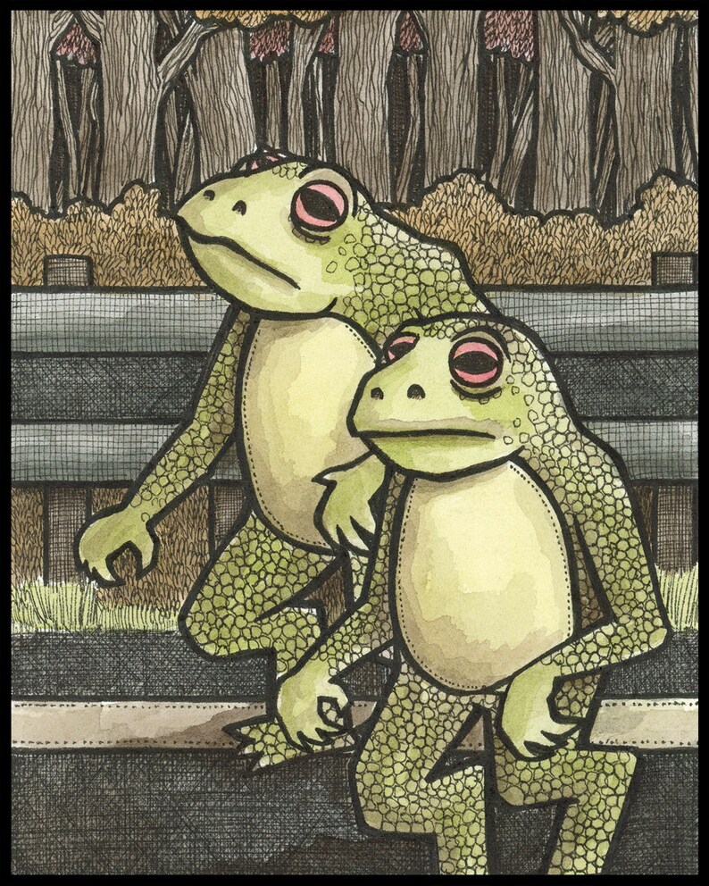 Loveland Frogs Signed 8x10 Print image 1