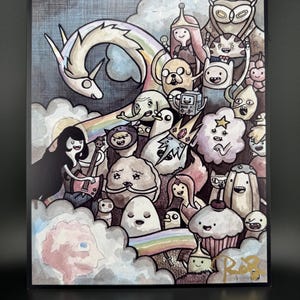 Adventure Time 8x10 signed print