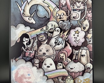 Adventure Time 8x10 signed print
