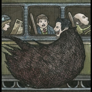Vampire Train Signed 8x10 Print