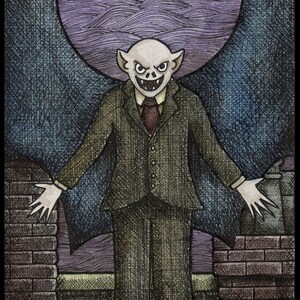 Vampire Roof Signed 8x10 Print