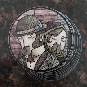 Detectives 3 Inch Round Vinyl Sticker